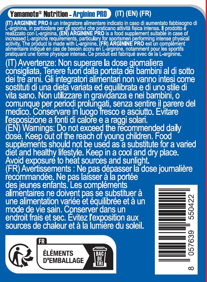 YAMAMOTO Arginine PRO Ajinomoto Ajipure compresse 80 compresse L-arginina