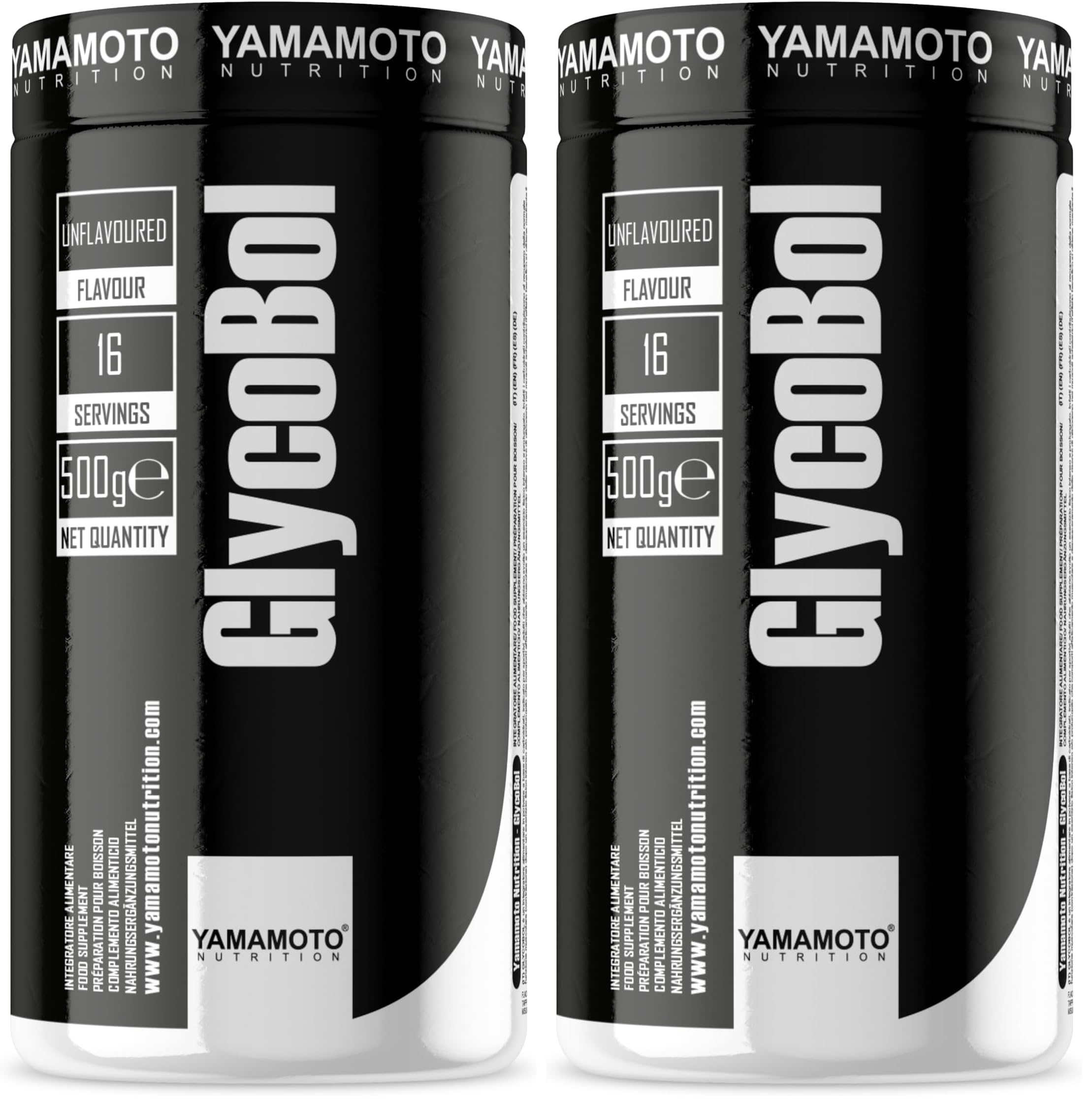 YAMAMOTO Carboidrati e Gel Energetici GlycoBol carboidrati non aromatizzati 500 g