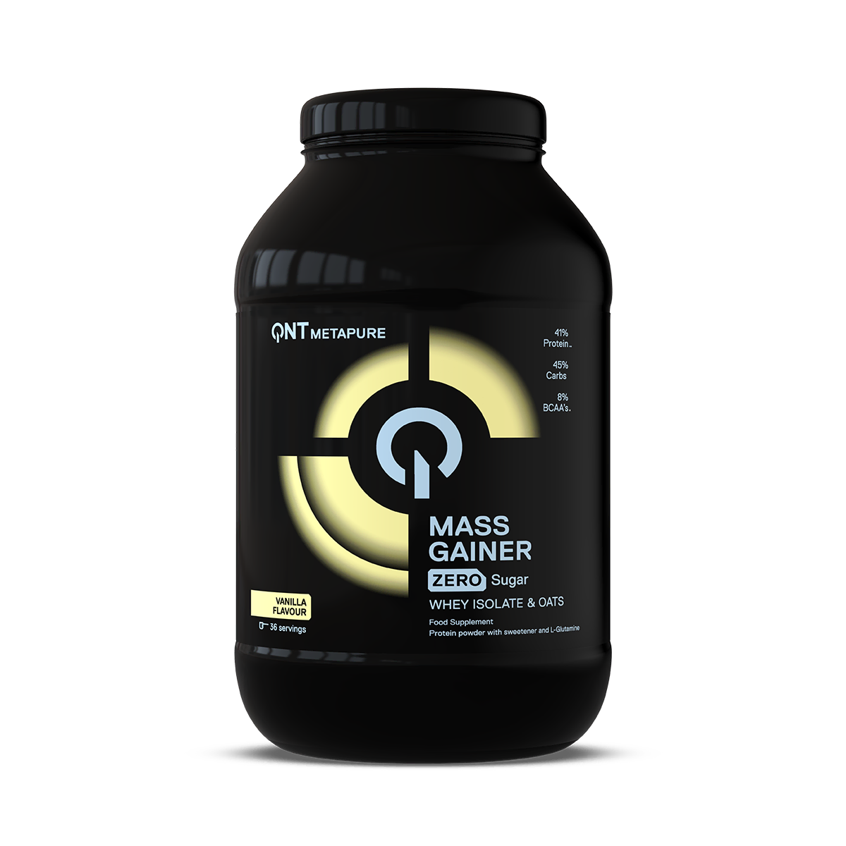 QNT Metapure Mass Whey Protein Isolate Gainer 1815 g vaniglia