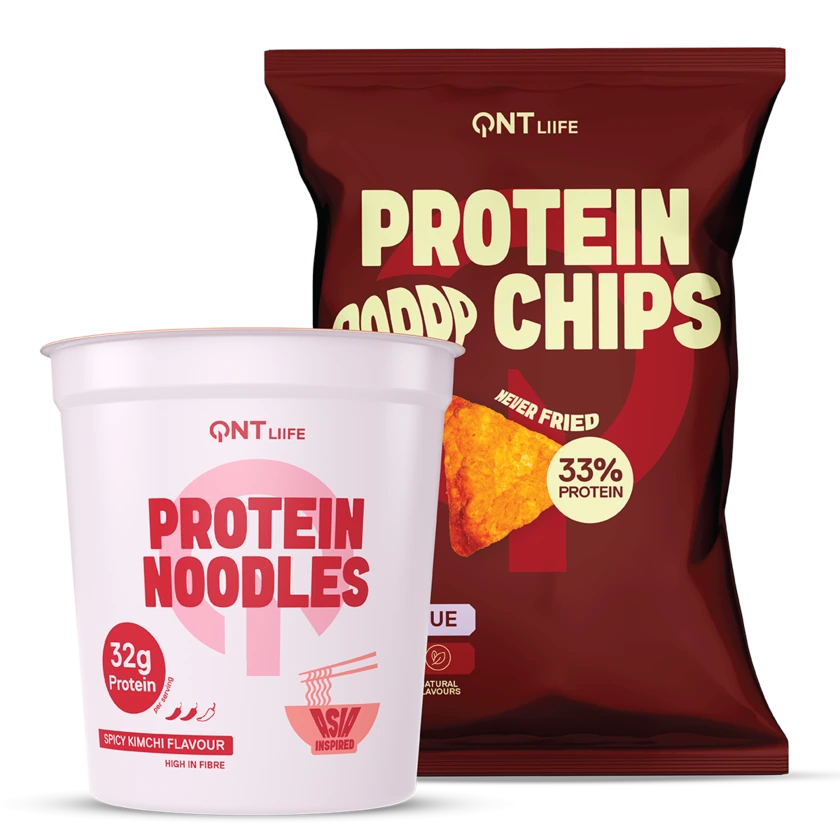 QNT Bundles Protein Noodles & Protein Chips Pack 12+12 gusti a scelta