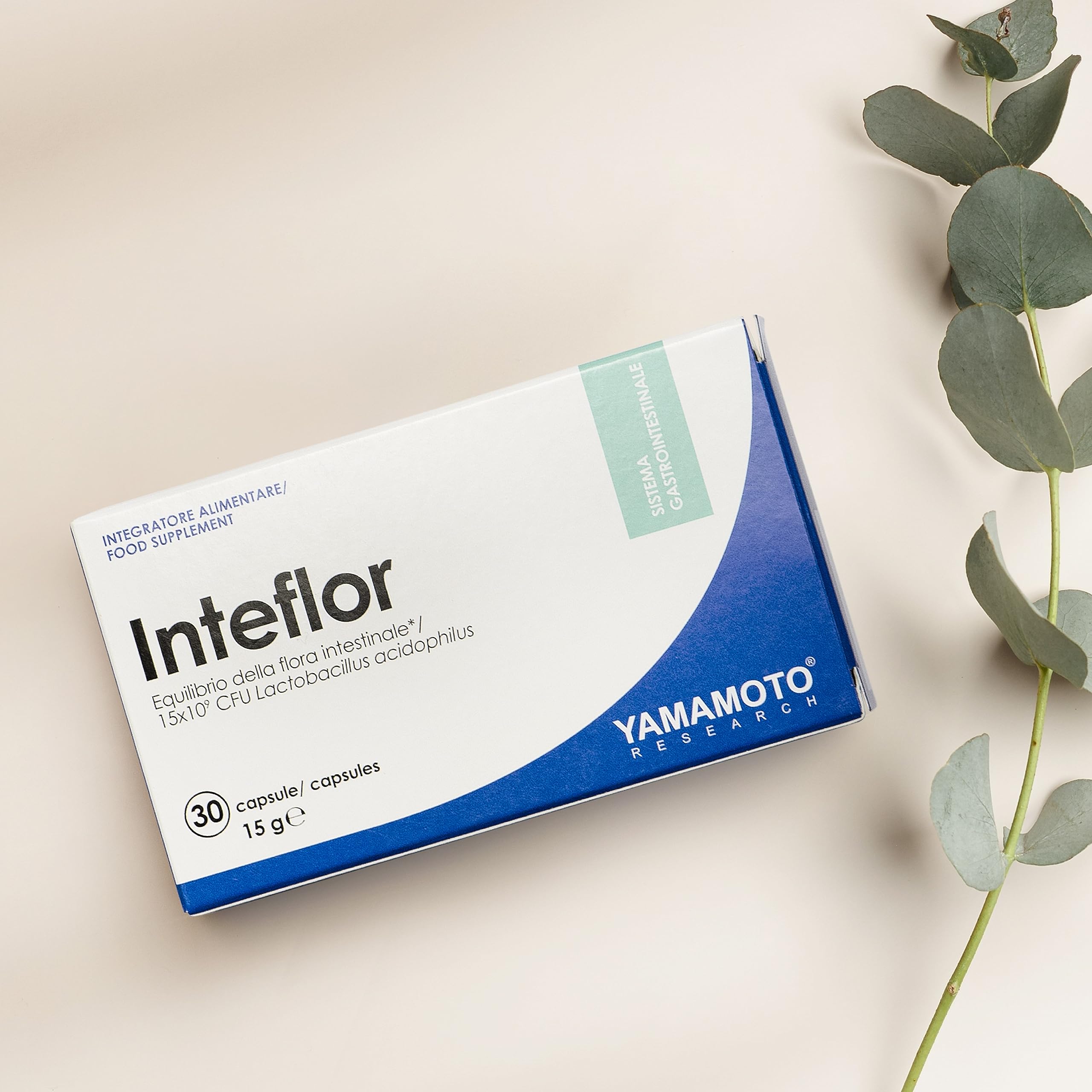 YAMAMOTO Salute Gastrointestinale Enteroflor probiotico 30 capsule Lactobacillus acidophilus