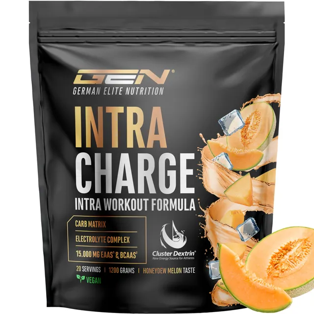 Elite Pre-Workout & Pump Intra Charge Workout Drink bevanda in polvere 1,2 kg Honeydew Melon