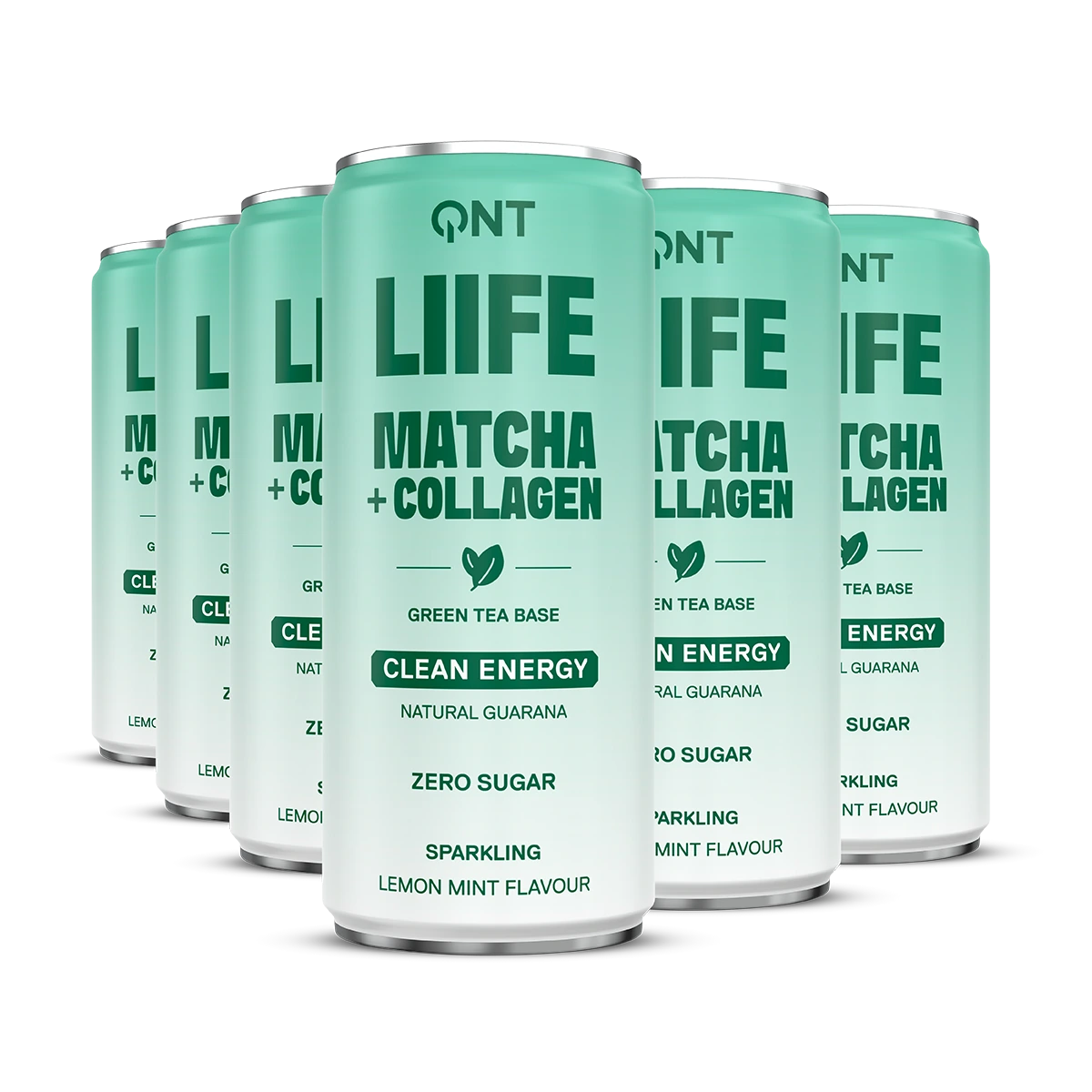 QNT Energy Drinks Energy Collagen Matcha bevanda energetica 12 x 250 ml