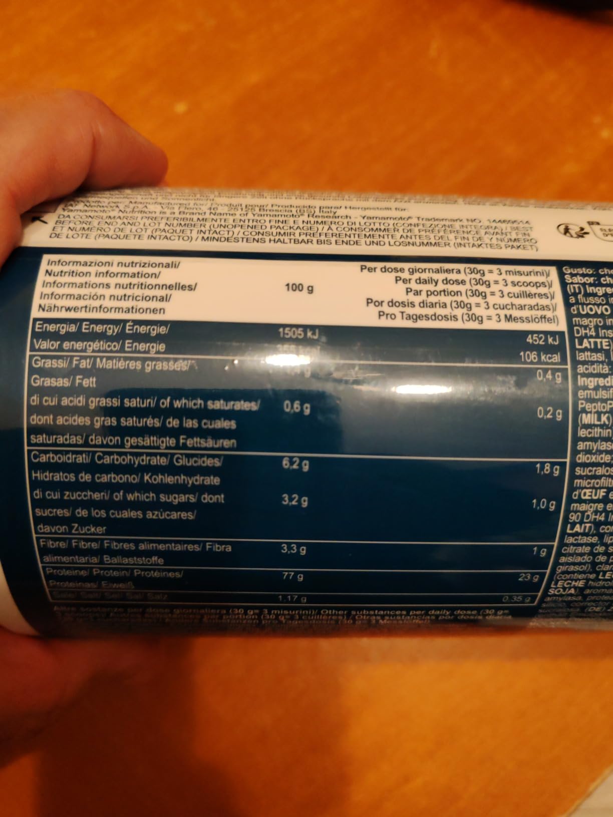 Yamamoto Proteine Infusion-ELITE proteine 400 g Chococino siero caseina